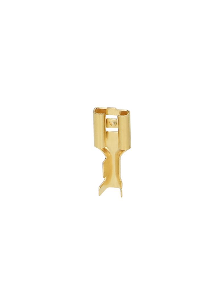 Konektor nieizolowany, przekrój maksymalny 1mm2, szerokość 6,3mm, 100 szt.