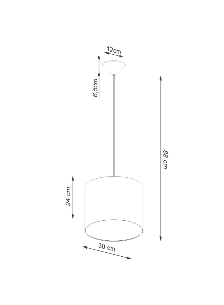 Lampa wisząca NOVA 30 czarna
