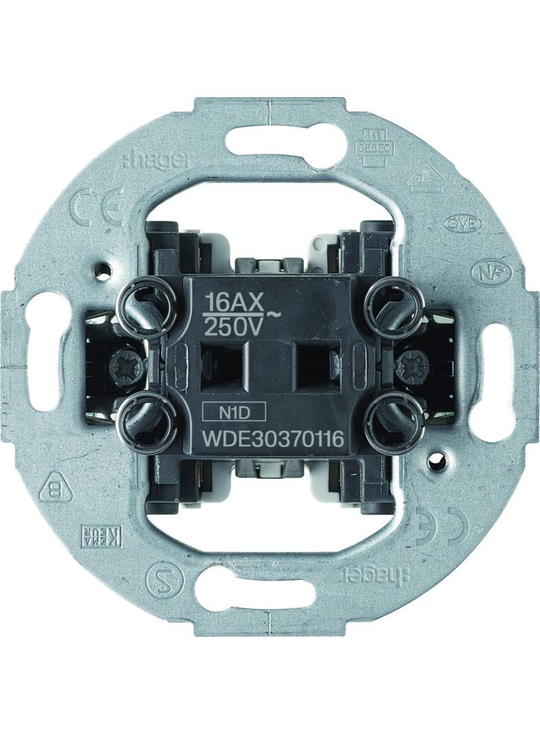 Łącznik 1-klawiszowy krzyżowy mechanizm do serii R.classic 16A Berker WDE30370116 HAGER