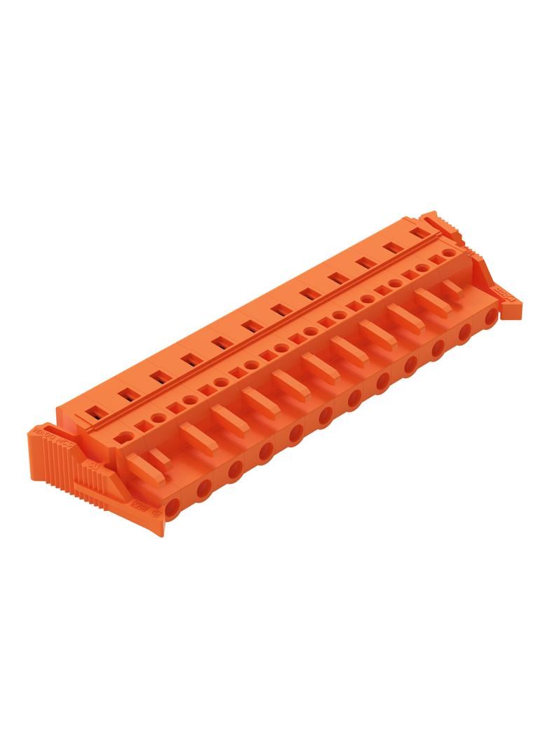 MCS-MIDI Classic gniazdo 12-bieg. pomarańczowe raster 7,62 mm /10szt./ WAGO