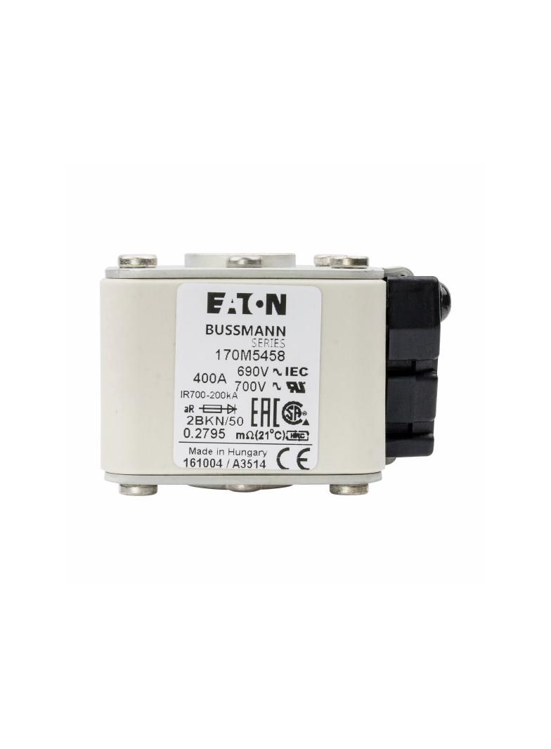 FUSE 400A 690V 2BKN/50 AR UC Wkładka szybka 400A AC 690V rozmiar 2 aR IEC UL 170M5458 EATON
