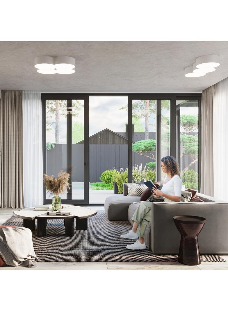 Plafon CIRCLE 3A biały