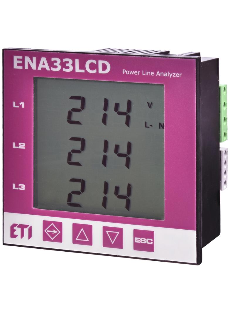 Analizator parametrów sieci 96x96 ENA33LCD 004656910 ETI