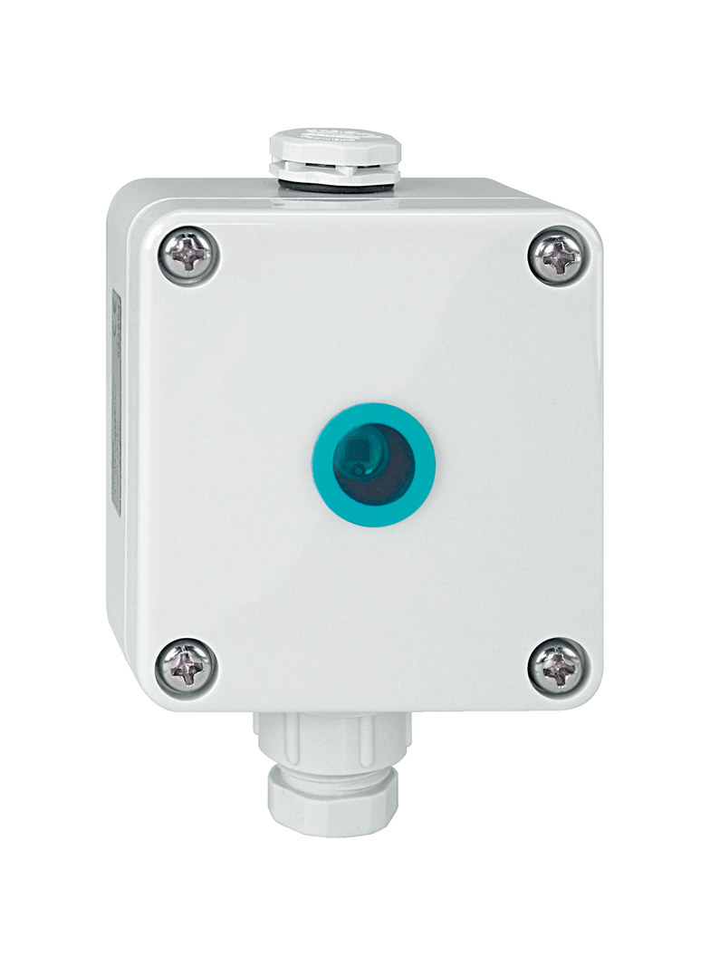 KNX czujnik natężenia oświetlenia IP65, jasny szary