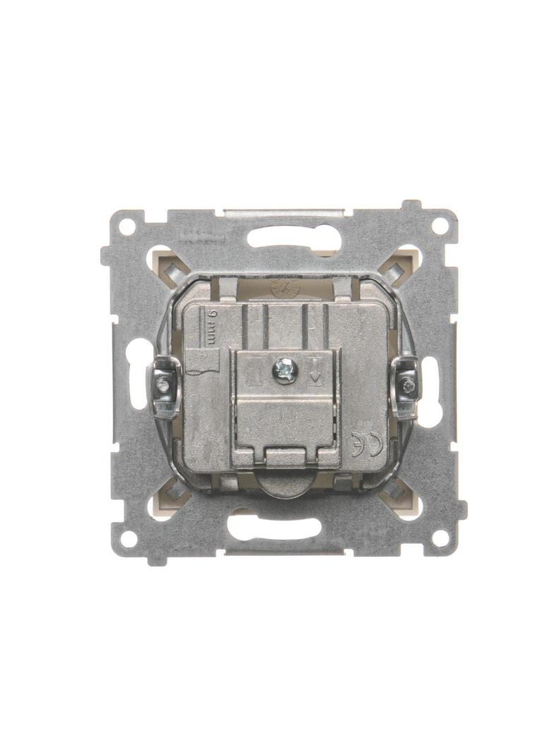 Simon 54 Gniazdo antenowe R-TV zakończeniowe do gniazd przelotowych kremowy