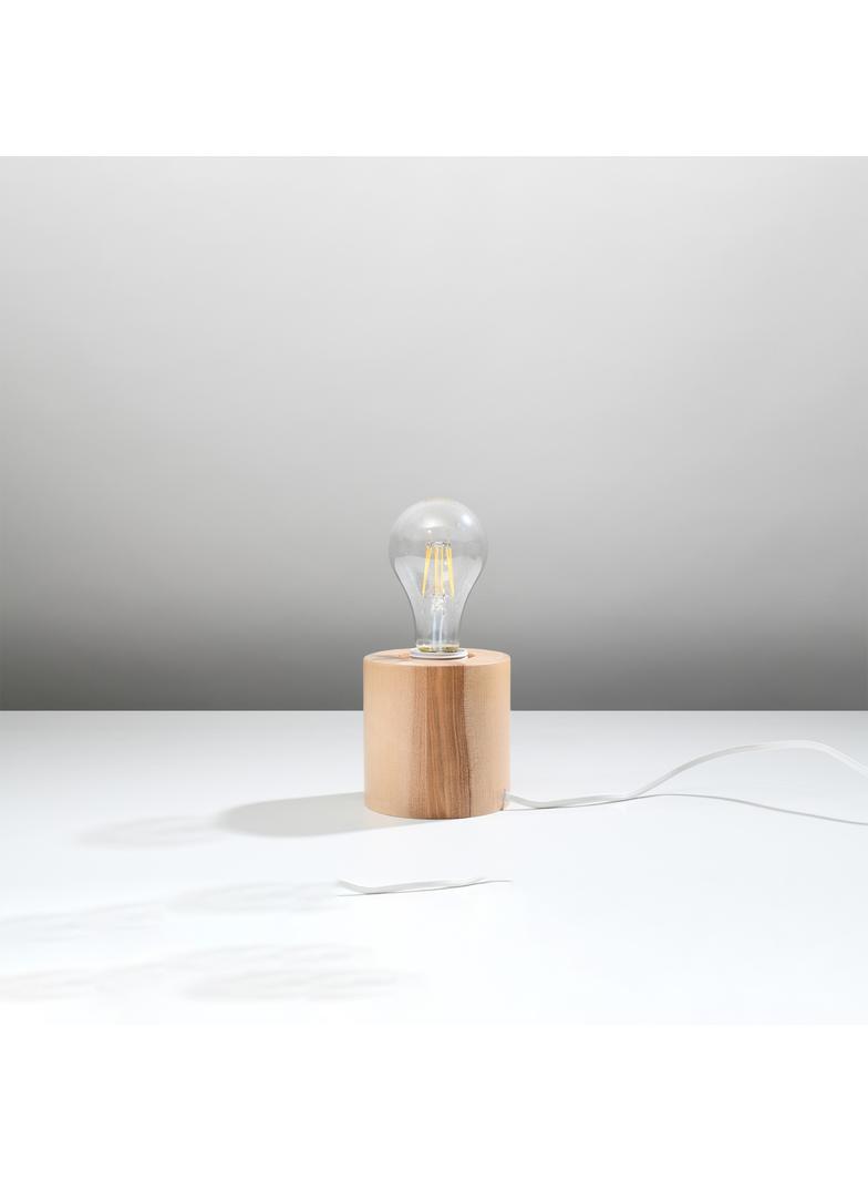 Sollux Lampa biurkowa SALGADO naturalne drewno SL.0674
