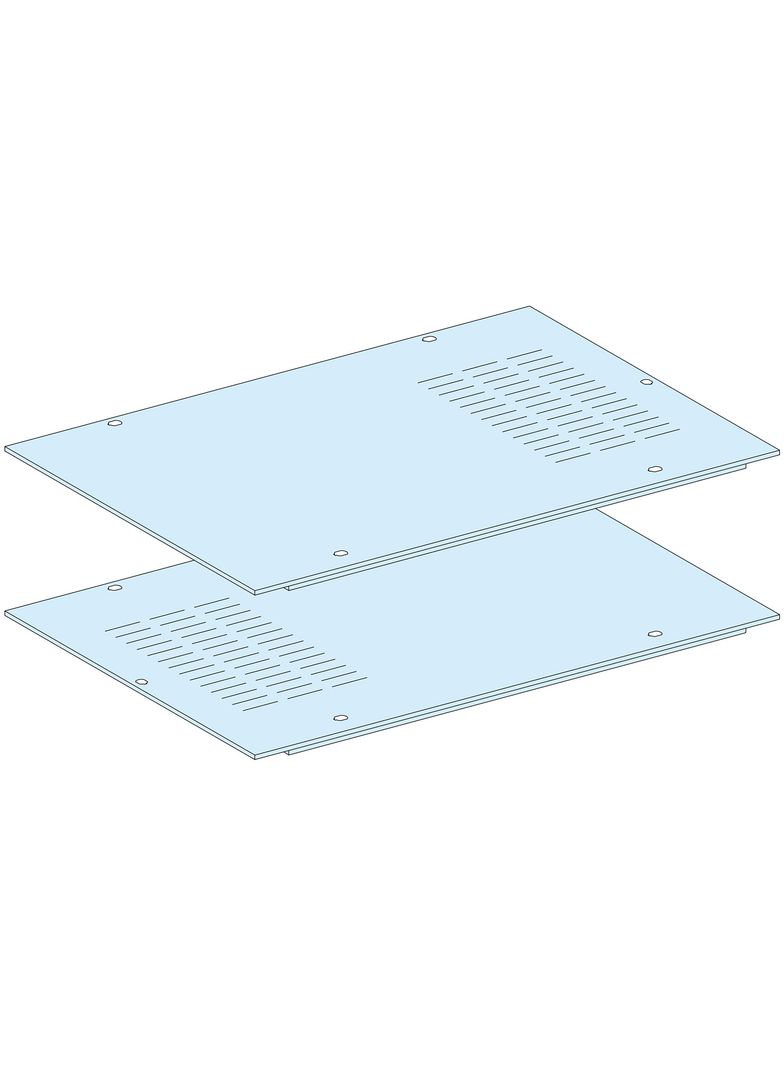 Rozdzielnice PrismaSet, panel tylny IP30 800mm