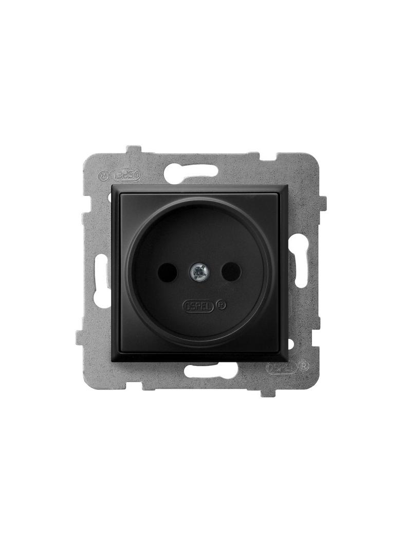 ARIA Gniazdo pojedyncze - kolor czarny metalik