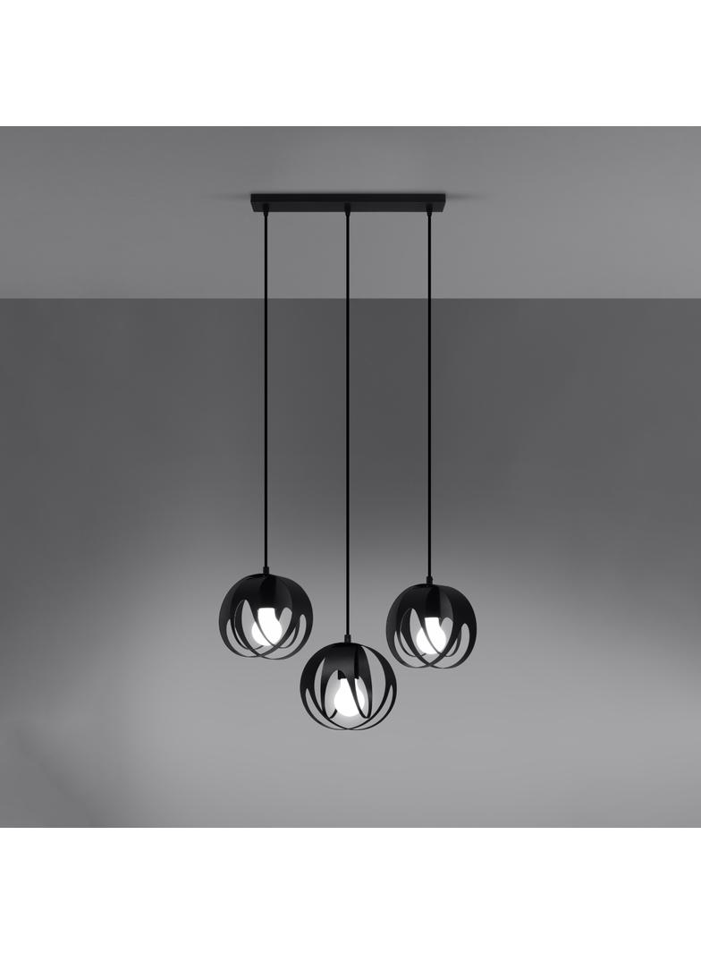 Lampa wisząca TULOS 3L czarna