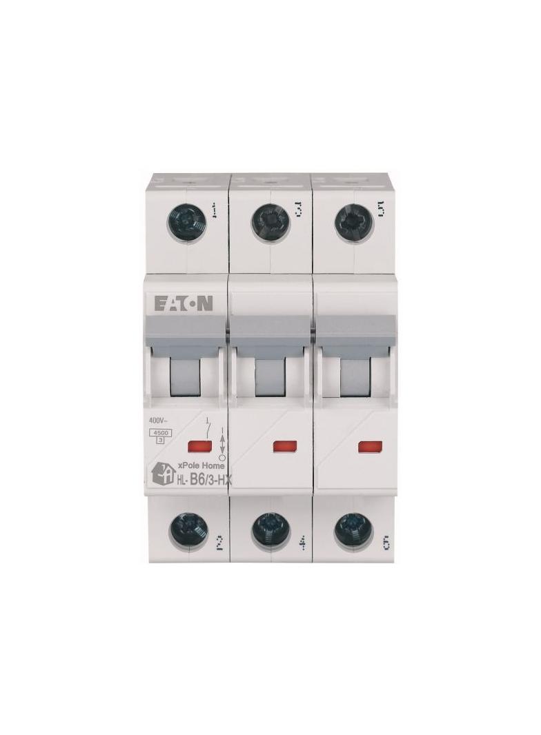 HN-B6/3 Wyłącznik nadprądowy 6kA B6A 3P 194878 EATON