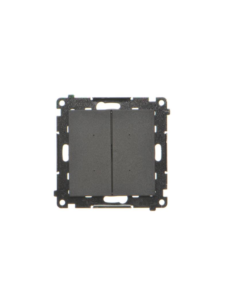 Simon 55 WMDL-TEW2-149 Łącznik elektroniczny podwójny z funcją przycisku lub łącznika czasowego, 2x1 TEW2.01/149 KONTAKT