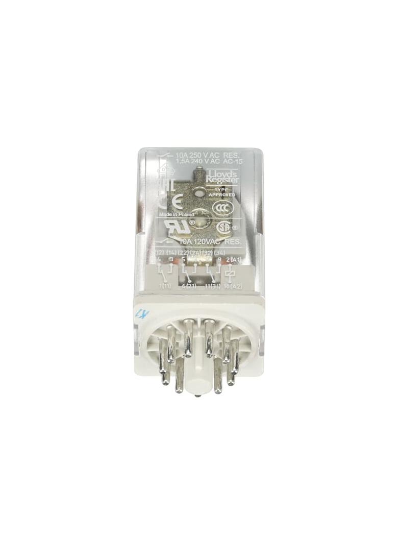 PRZEKAŹNIK CR-U120AC3, A1-A2=120V AC, 3 STYKI C/O 250V/10A 1SVR405622R2000 ABB
