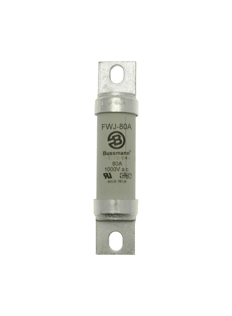 80AMP 1000V AC SEMI-COND FUSE Wkładka szybka 80A AC 1000V DC 800V 29x126 mm aR UL FWJ-80A EATON