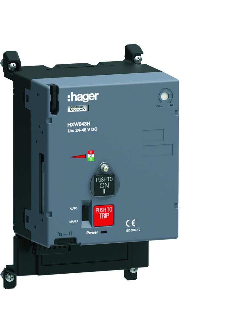 MCCB Napęd silnikowy x630/P630 24-48VDC bez Auto-Reset HXW043H HAGER
