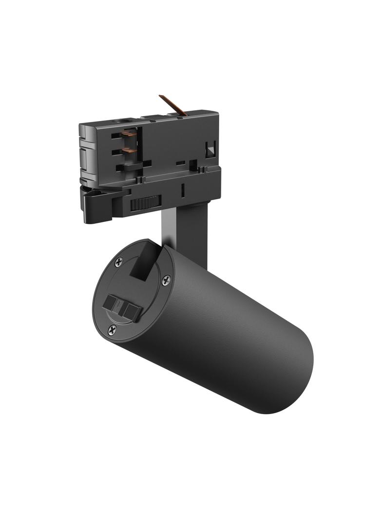 ANDROMEDA PRIME NA SZYNOPRZEWÓD 3F CCT 8W 230V 25st IP20 śr. 54x109x160mm CZARNY SPECTRUM