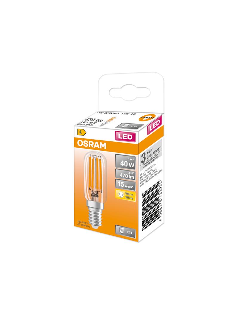 LAMPA LED SPECIAL T26 40 CL 4W/827 230V Filament szkło przezroczyste E14