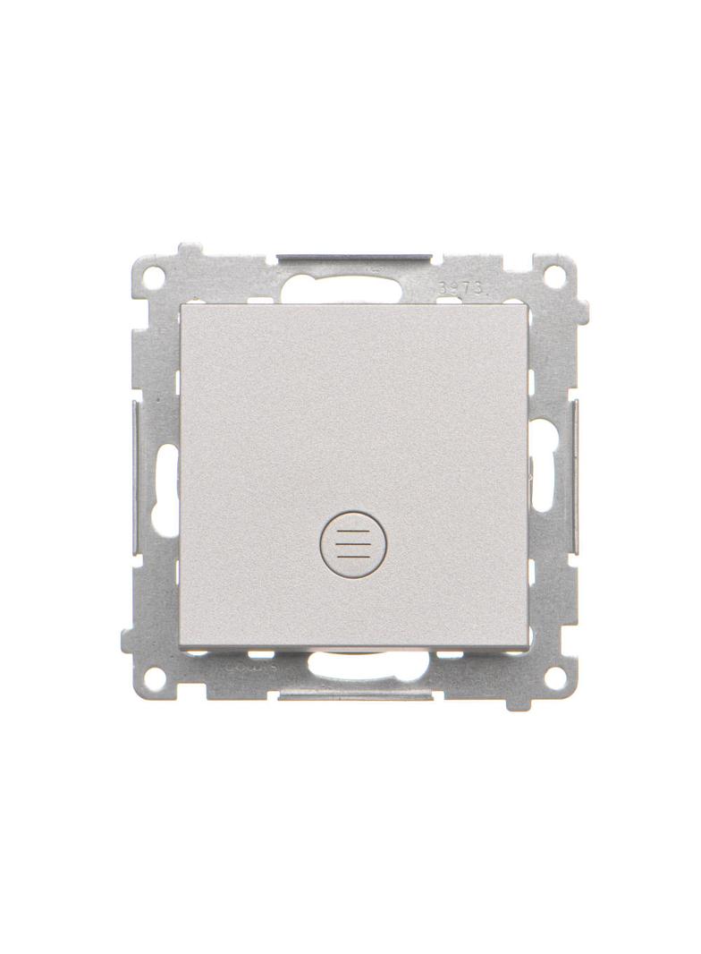 Simon 55 Łącznik krzyżowy z podświetleniem LED – podświetlenie jakW łączniku pojedynczym szybkozłączka Aluminium mat TW7L.01/X/143 KONTAKT