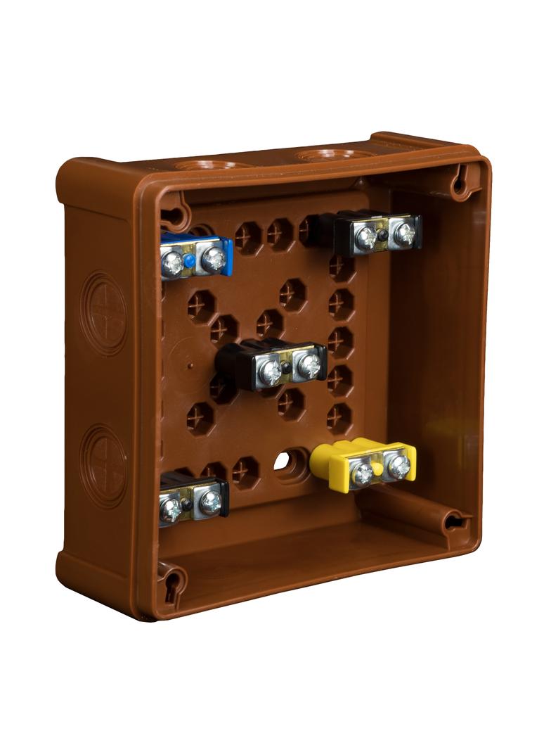 VP-52 Puszka n/t 118x118x46 IP55 8-wl Z-sł. Z-ac. brąZ-052-52 61.163 OPATÓWEK