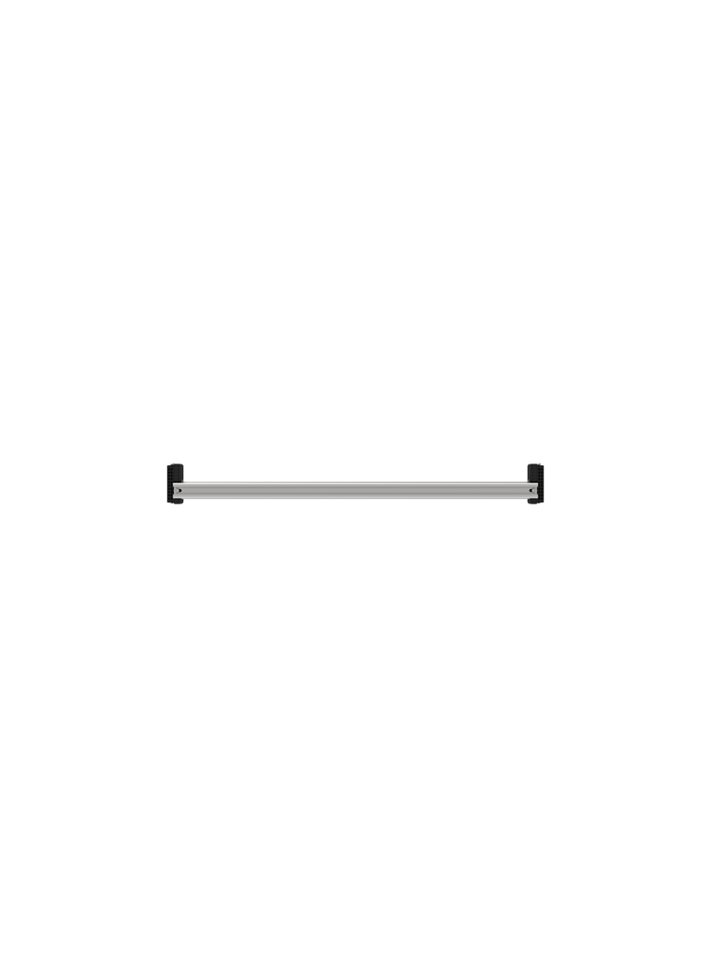 TZ323 Szyna do mocowania przewodów w cokole na szerokość 3PW 750mm