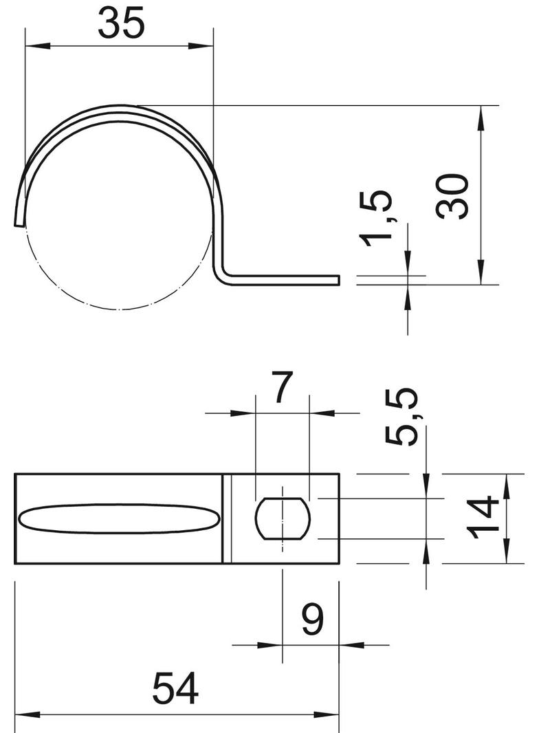 604, OBEJMY MOCUJĄCE 35MM OC.G.