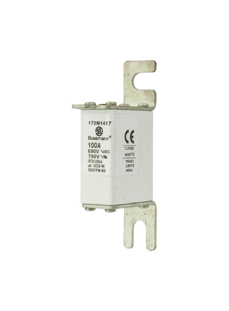 FUSE 100A 690V 000TN/80 AR UC Wkładka szybka 100A 690V 000TN/80 AR UC 170M1417 EATON