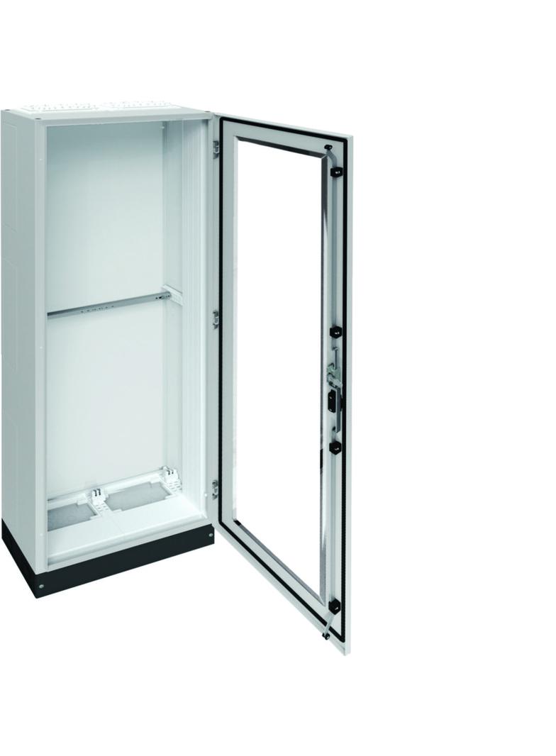 univers Rozdzielnica stojąca IP55 kl. II 550x1850x275 + cokół 100mm drzwi transparentne FR22L1 HAGER
