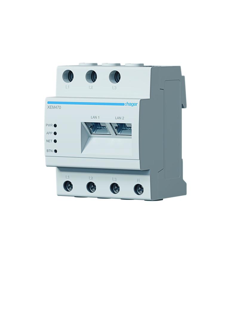EVCS flow Kontroler dla witty solar XEM470 HAGER