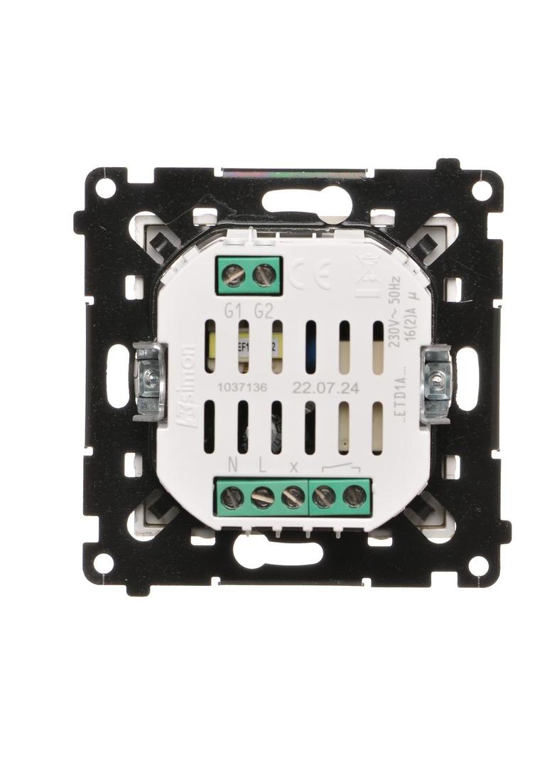 Simon 54 WMDR-17xxx1-044 Termostat programowalny z wyświetlaczem z wew/zewn czujnikiem