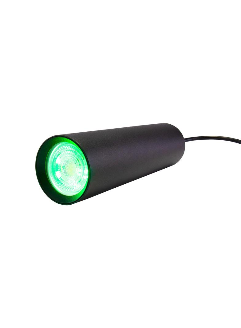 OPRAWA MADARA MINI II GU10 ZWIS NA SZYNOPRZEWÓD 3F 230V IP20 fi55*200mm CZARNY kabel 1m