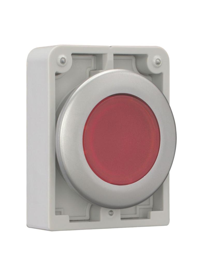 M30C-FDL-R Przycisk podświetlany 30mm płaski czerwony z samopowrotem 182926 EATON