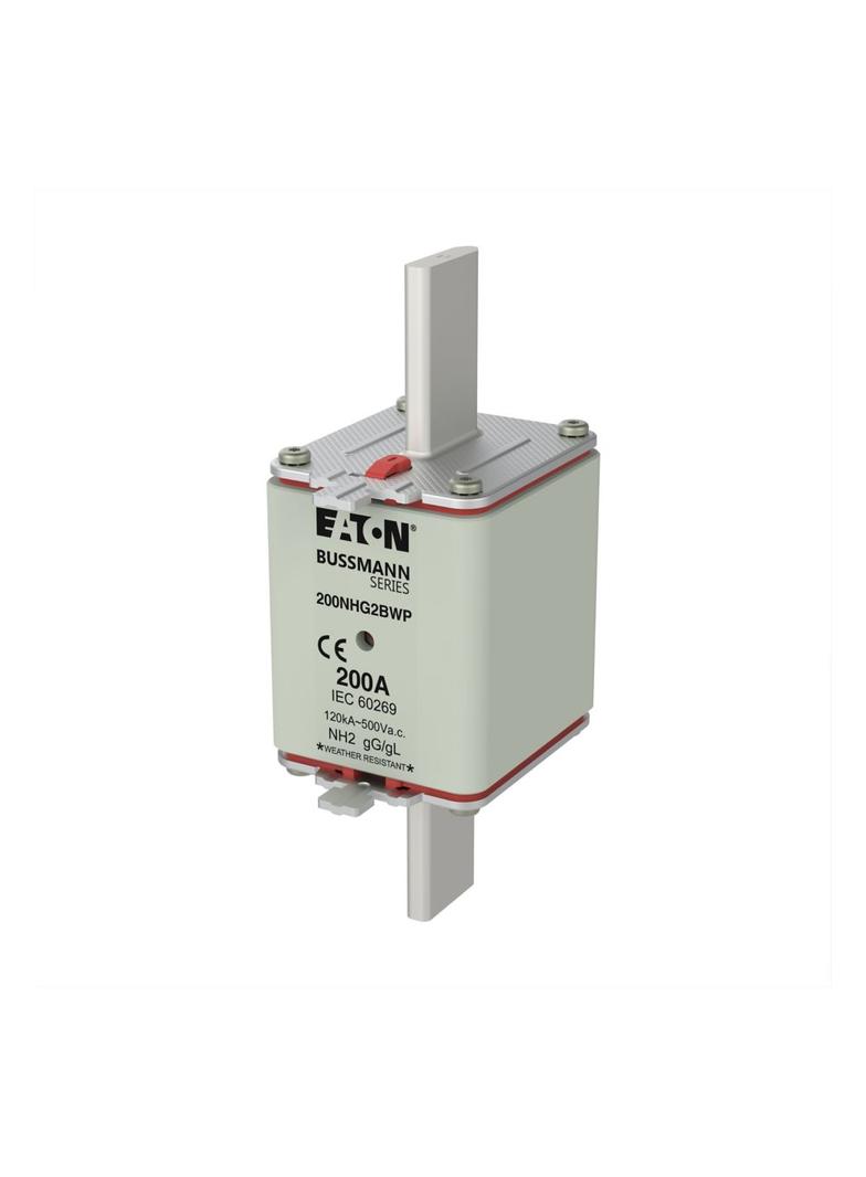 NH 200A 500V gG rozmiar 2 WEATHER RESISTANT NH LV 200A 500V gG rozmiar 2 WR 200NHG2BWP EATON