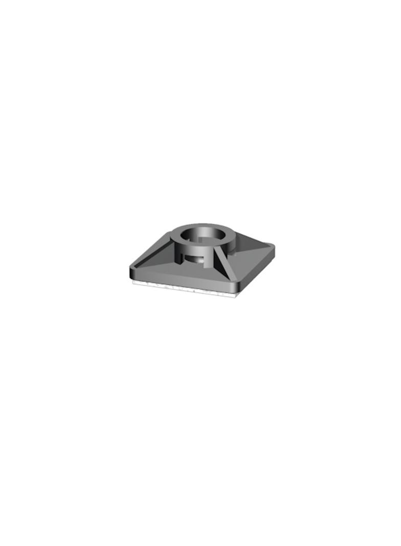 CBH 19/19 BLACK Podstawa montażowa i element zaciskowy do opasek kablowych /100szt./ WEIDMULLER