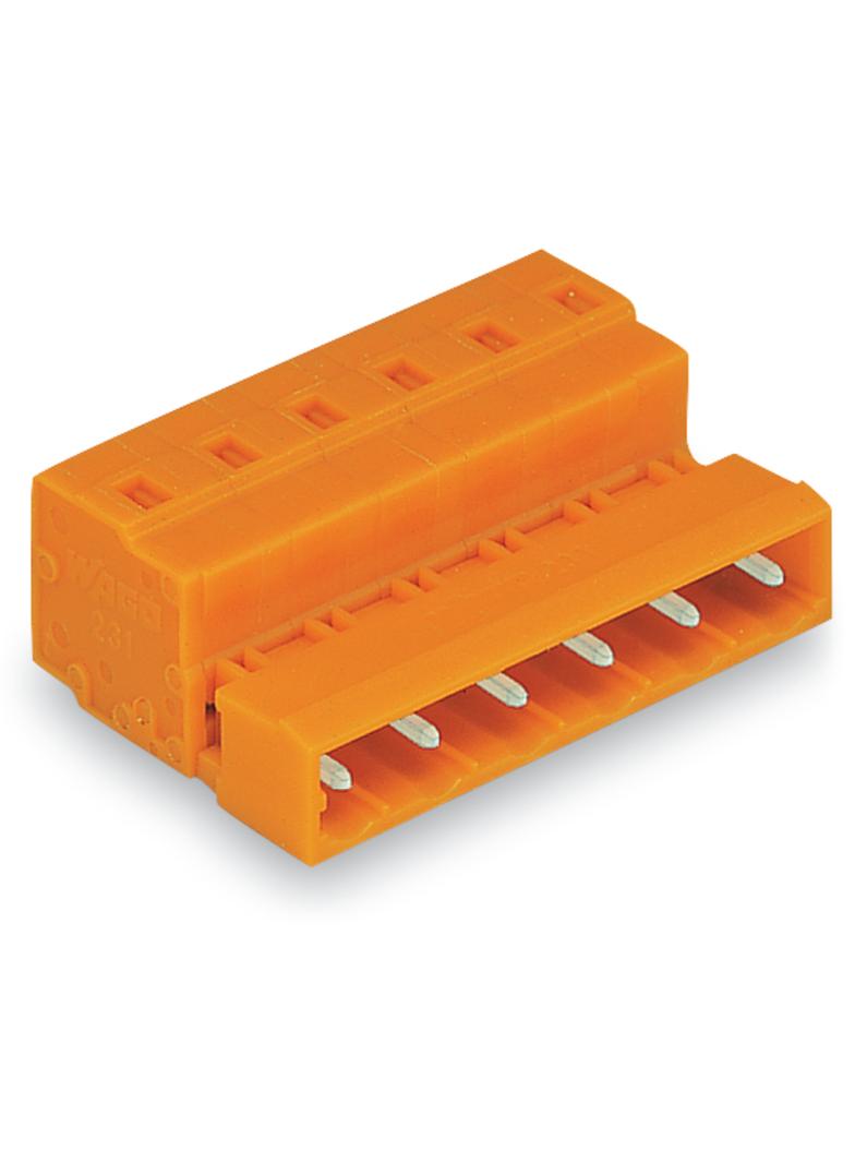 MCS-MIDI Classic wtyk 11-bieg. pomarańczowy raster 7,62 mm /25szt./ WAGO