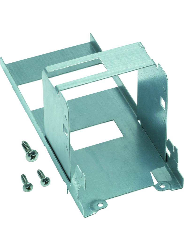 LV wspornik stalowy do zabudowy mierników i zabezpieczeń 2 x TS35 LVZGET HAGER