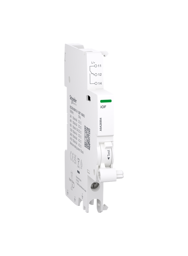 Styk pomocniczy Acti9 iOF, 1 przemienny (1 CO), zaciski górne