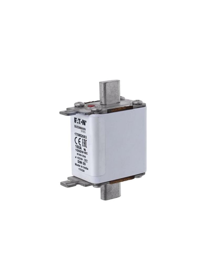 160A 1000V aR DIN 00 TYPE T FUSE Wkładka szybka 160A AC 1000V DIN 00 aR DIN IEC nieizolowan 170M2683