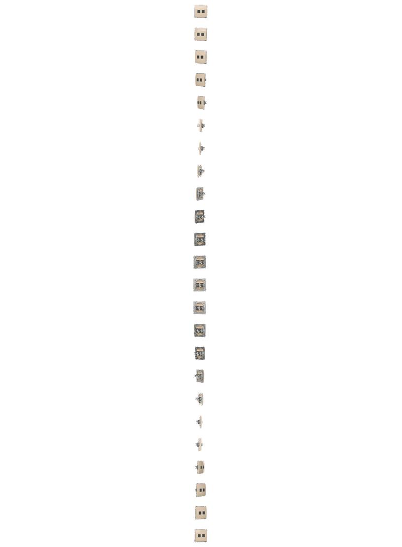 Simon Basic Gniazdo komputerowe RJ45 kategoria 6 podwójne z przesłoną przeciwkurzową . Montaż na łapki lub wkręty beż BM62.01/12 KONTAKT