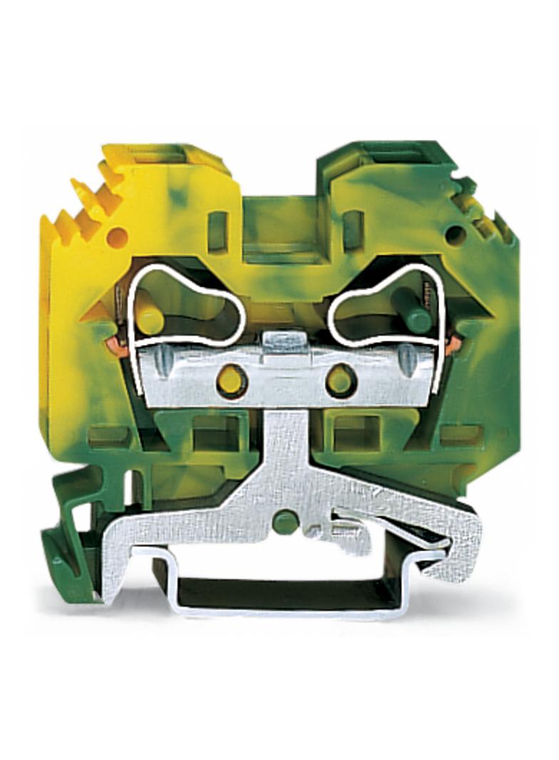 złączka PE 2-przewodowa 10 mm2 żółto-zielona