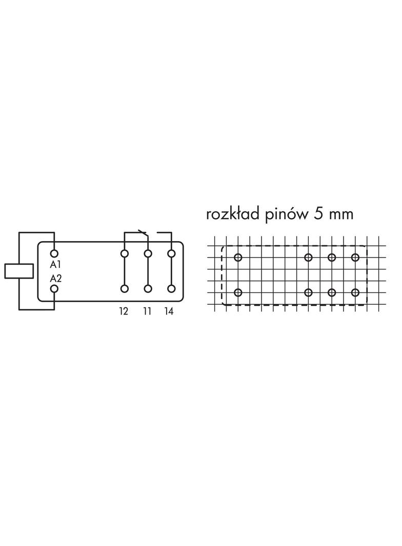 przekaźnik miniaturowy 48V DC 1p /20szt./ WAGO