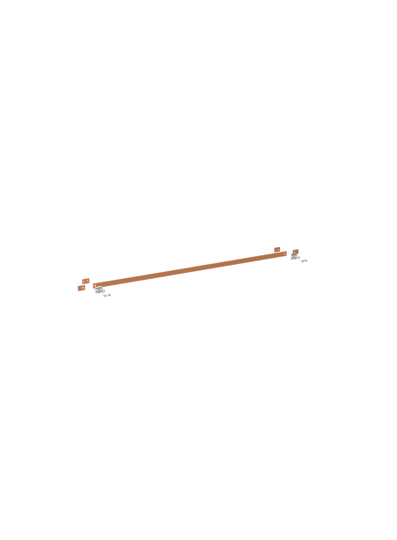 ZX2341 Szyna miedziana 30x5mm szerokość 6PW 1500mm V1, A2 (do samodzielnego montażu)