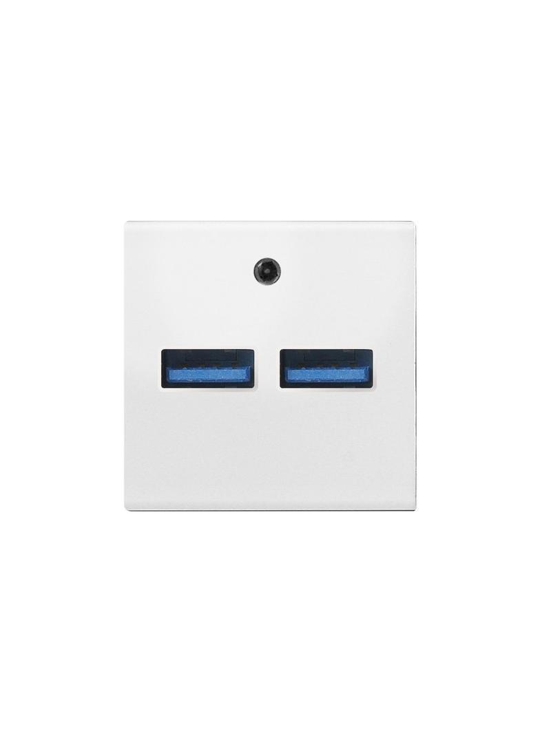 45 Ładowarka USB kolor biały GK-2USB/00 OSPEL