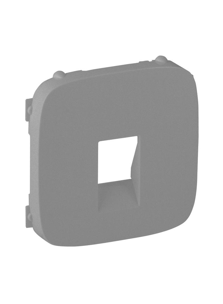 VALENA ALLURE - PLAKIETKA ALUMINIUM GNIAZDA GŁOŚNIKOWEGO POJEDYNCZEGO, Legrand