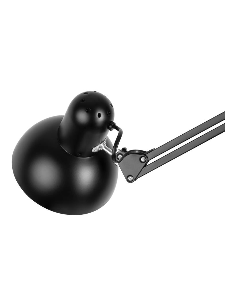 LUWES lampa podłogowa, E27, max. 30W, 185 cm, czarna