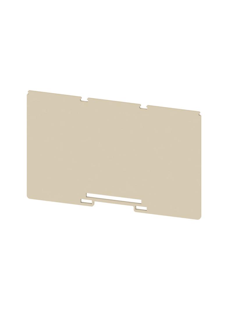 WTW 160X100 WF10/WF12 Płyta separacyjna (terminal), Płyta zamykająca i pośrednia, 160 mm x 100 mm, Ciemnobeżowy /20szt./ 1314420000 WEIDMÜLLER