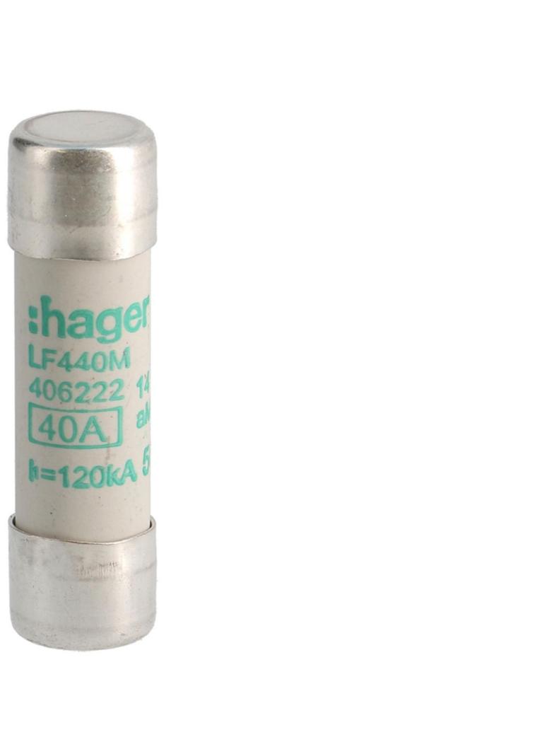 Wkładka bezpiecznikowa cylindryczna CH-14 14x51mm aM 40A 500VAC LF440M HAGER