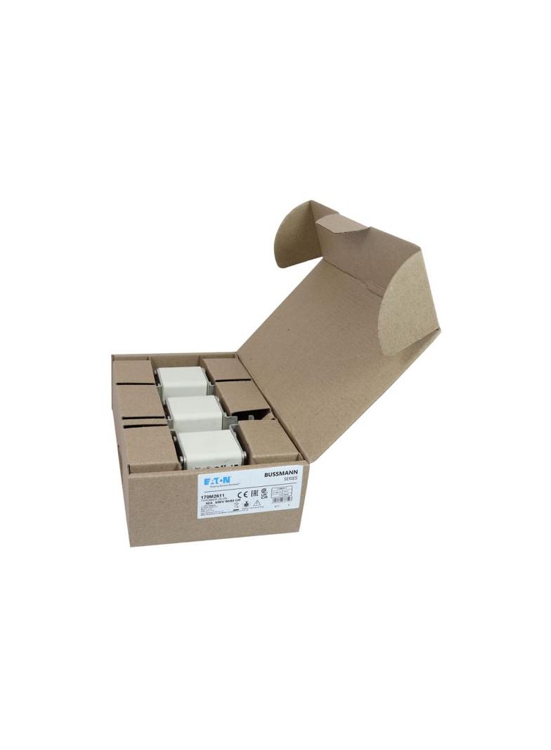 50A 690V IEC gR 00/80 SQ. BODY IND. FUSE Wkładka szybka 50A AC 690V DIN 00 30x51x100 mm g 170M2611 E