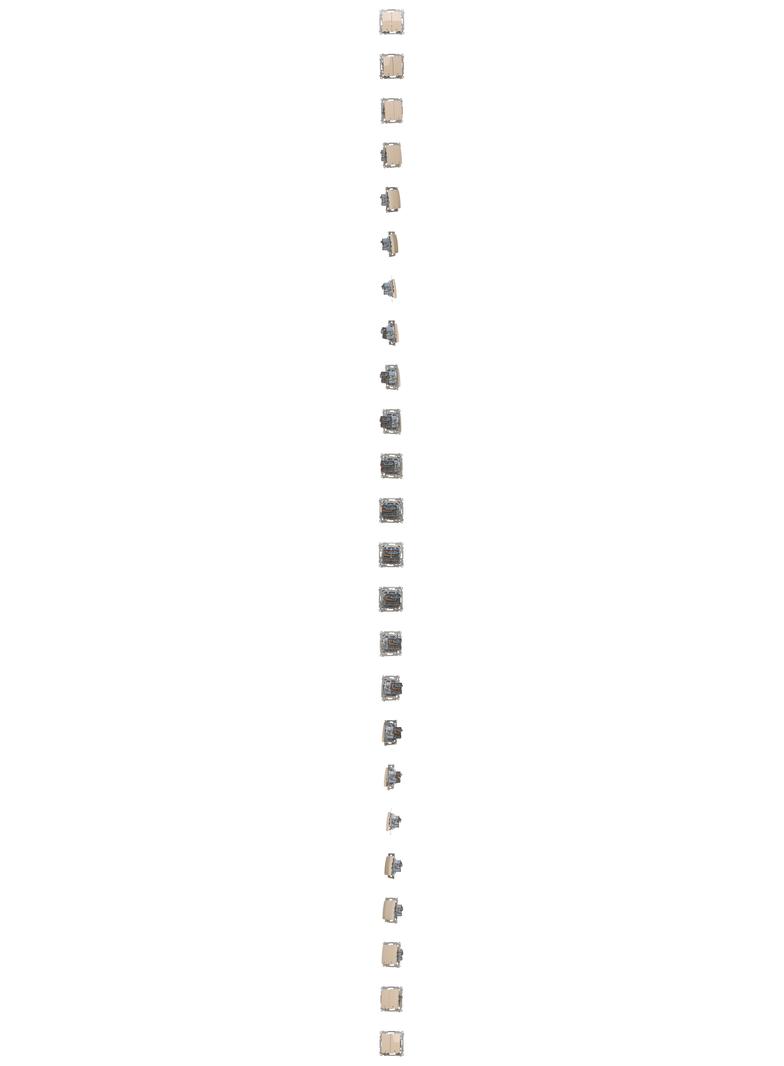 "Simon 54 WMDL-Z10005-041 Łącznik dwubiegunowy podwójny (moduł) 16AX, 250V~, zaciski śrubowe