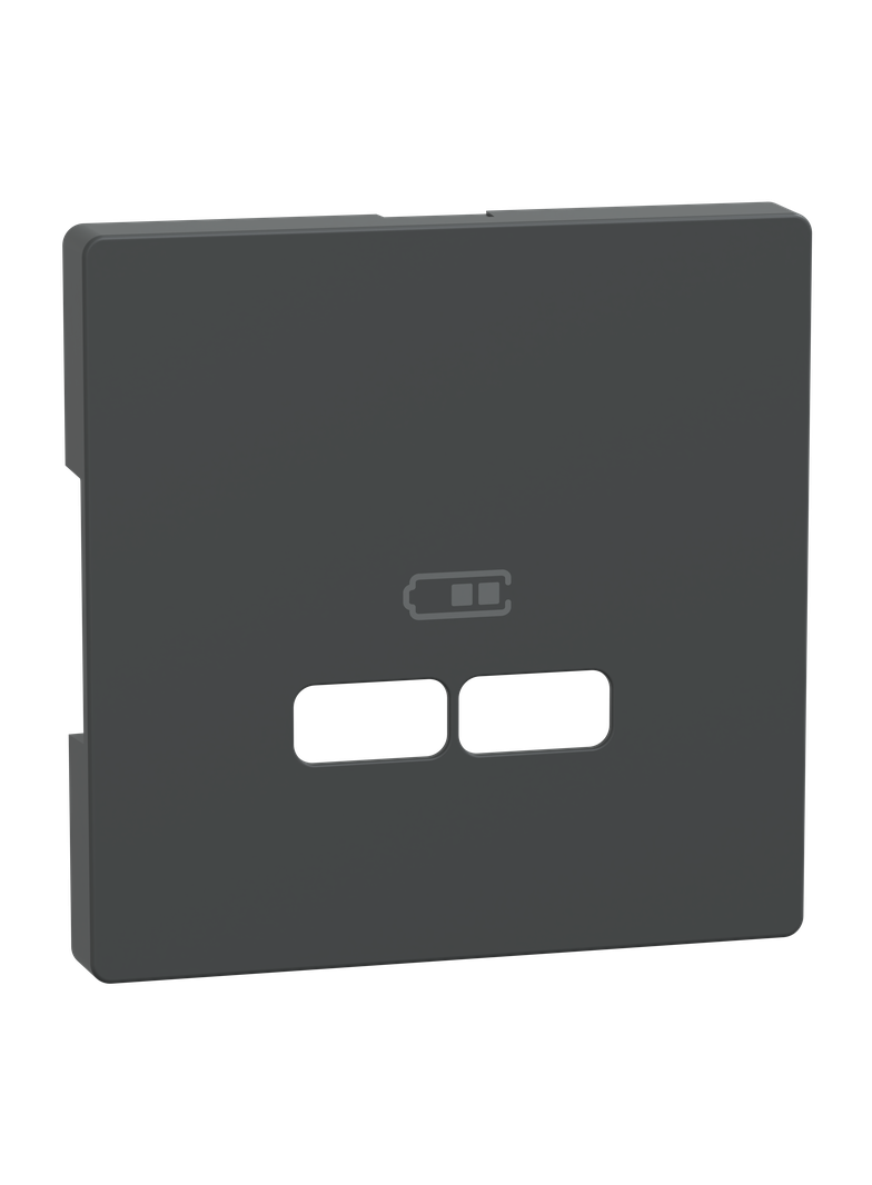 Merten, D-Life, płytka centralna gniazda ładowania USB, antracyt