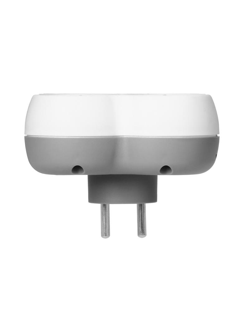 Rozgałęźnik 4x2P+Z biało-szary OR-AE-13240 ORNO