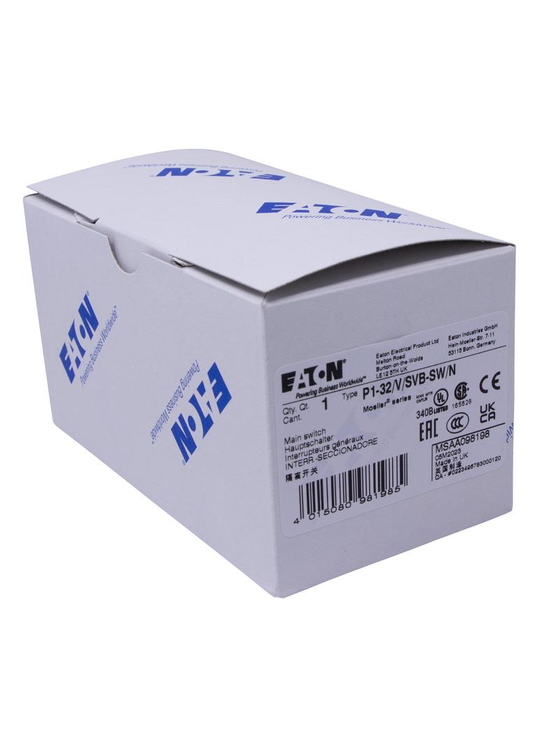 P1-32/V/SVB-SW/N Rozłącznik On/Off 32A 15kW 098198 EATON